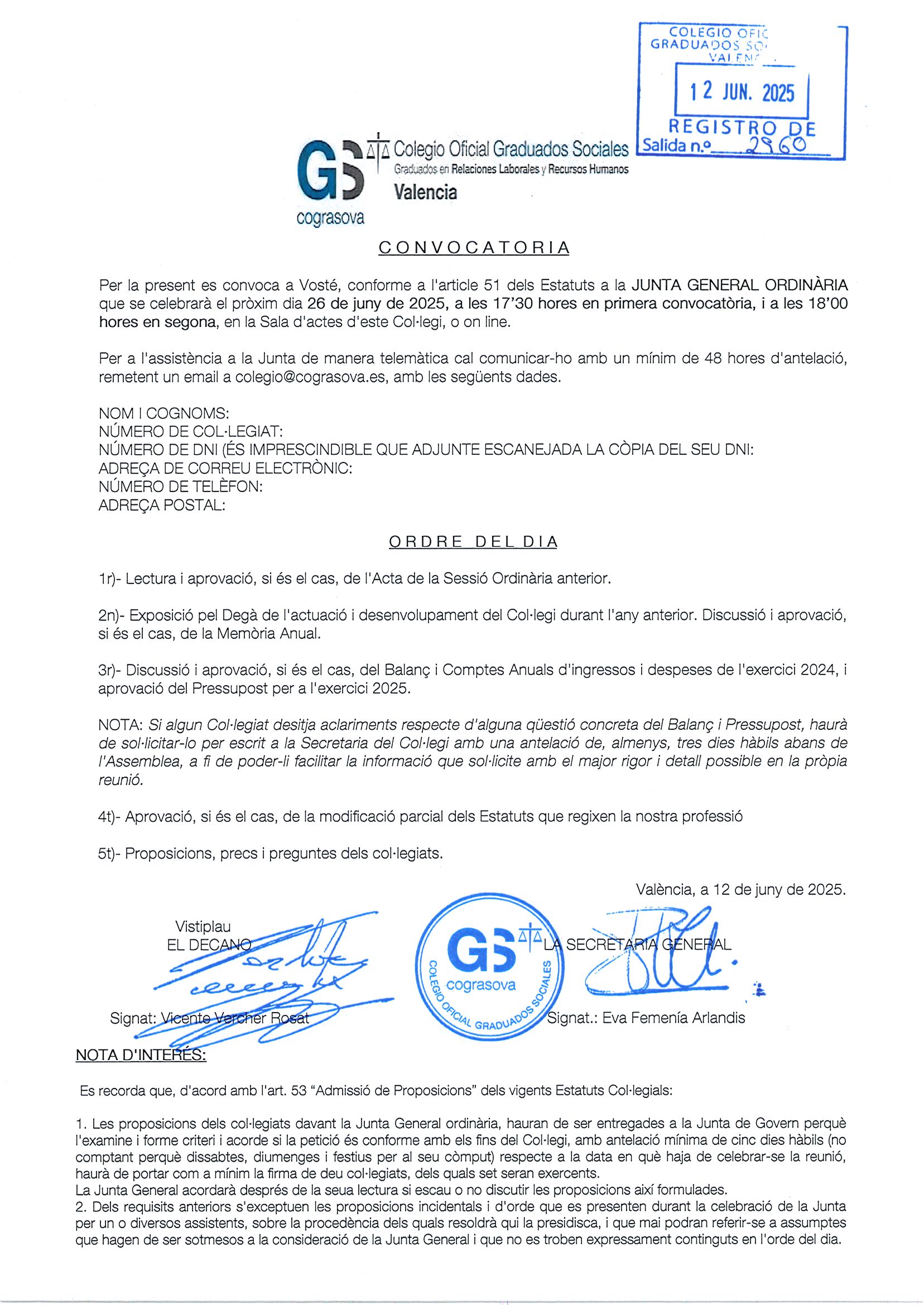 Texto, Carta