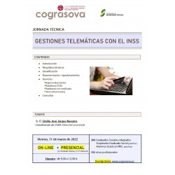 Colegiados: GESTIONES TELEMÁTICAS CON EL INSS