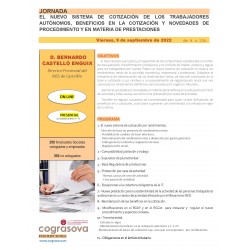No Colegiados: JORNADA: NUEVO SISTEMA COTIZACIÓN TRABAJADORES AUTÓNOMOS