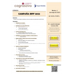 No Colegiados:JORNADA CAMPAÑA IRPF 2022