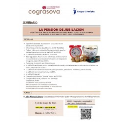No Colegiados: Seminario  LA PENSIÓN DE JUBILACIÓN