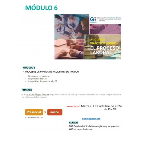 Colegiados: MODULO 6 (21º Curso práctico sobre el Proceso Laboral)