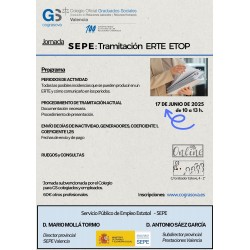 Colegiados: JORNADA SEPE: TRAMITACIÓN ERTE ETOP