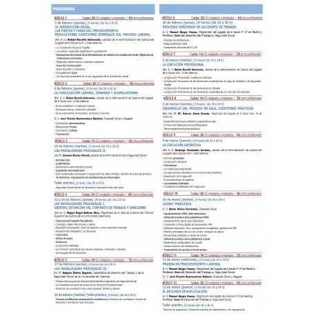 MÓDULO 8 (22º CURSO PRÁCTICO “EL PROCESO LABORAL”)